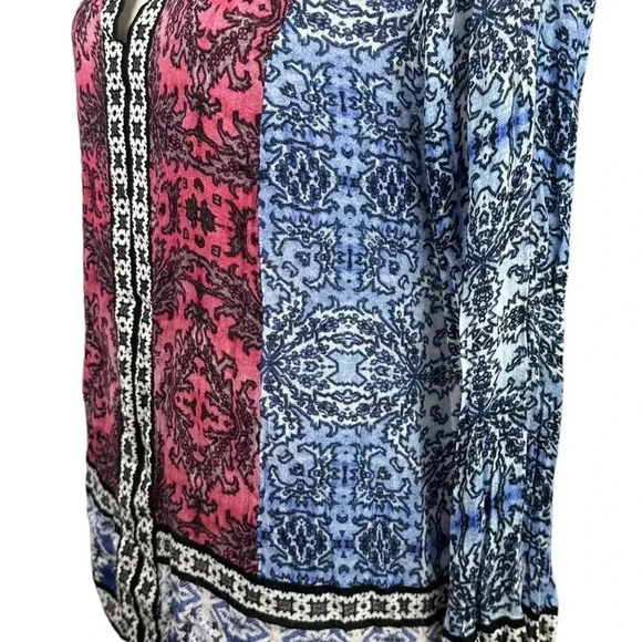 Lucky Brand long sleeve top in red, white and blue size medium - Picture 5 of 9